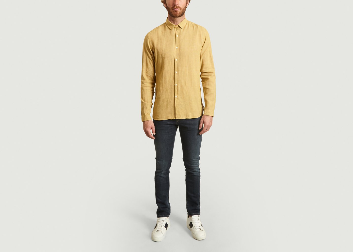 L'exception Chemise Clerkenwell Tab Jaune Oliver Spencer