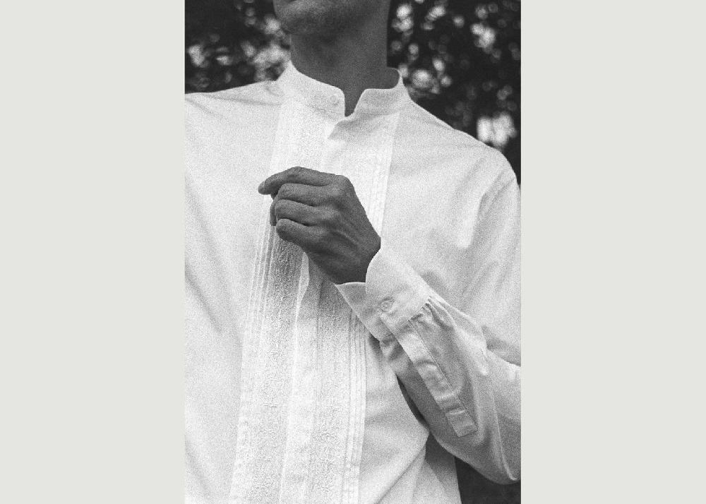 L'exception Chemise Cocktail Blanc Bourrienne Paris X