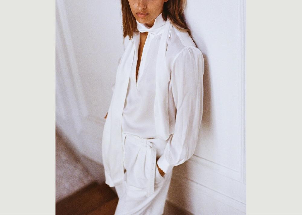 l'exception Chemise Comtesse Blanc Bourrienne Paris X