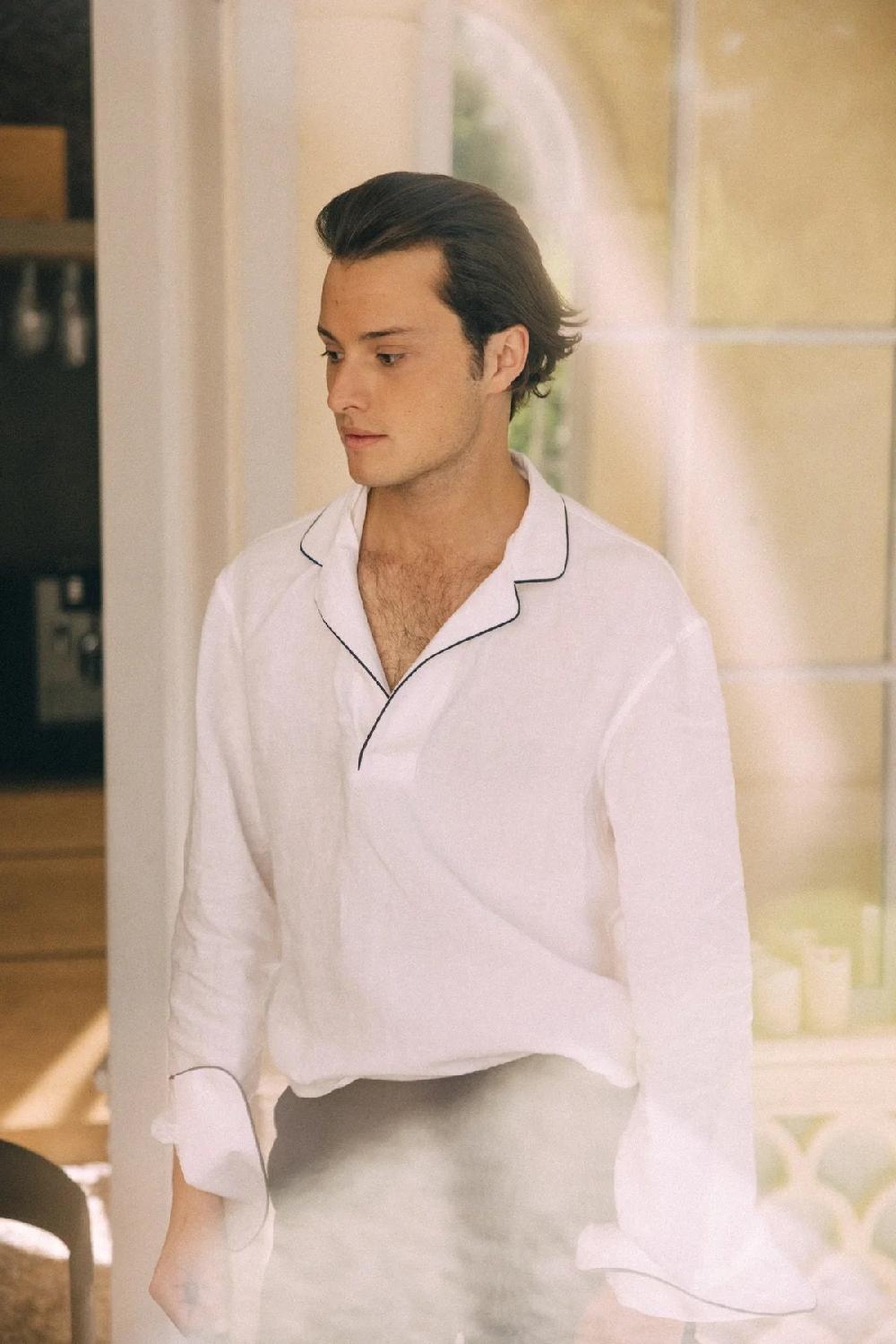 L'exception Chemise Crepuscule Blanc Bourrienne Paris X