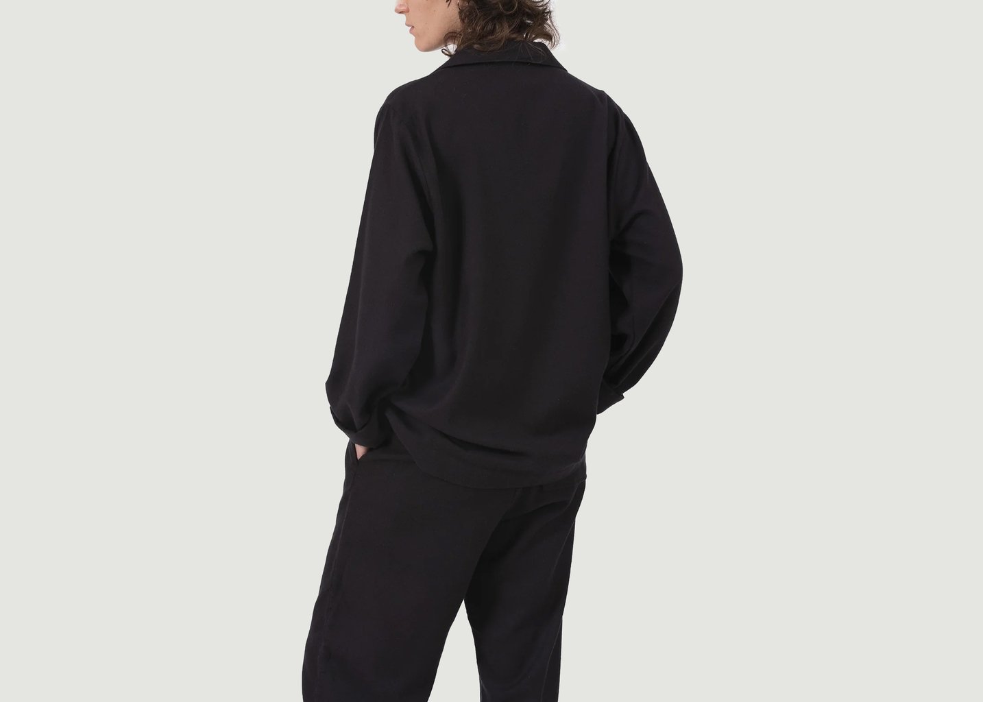 L'exception Chemise D'Intérieur Aragon Noir Talc Paris