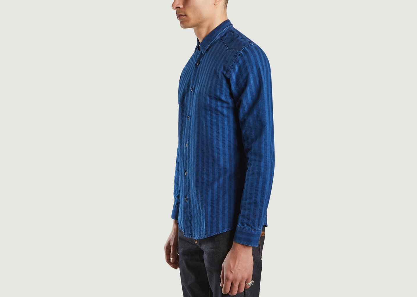 L'exception Chemise Denim Bleach Denim JagVi Rive Gauche