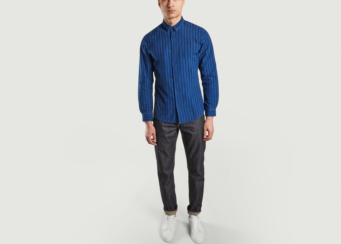 L'exception Chemise Denim Bleach Denim JagVi Rive Gauche