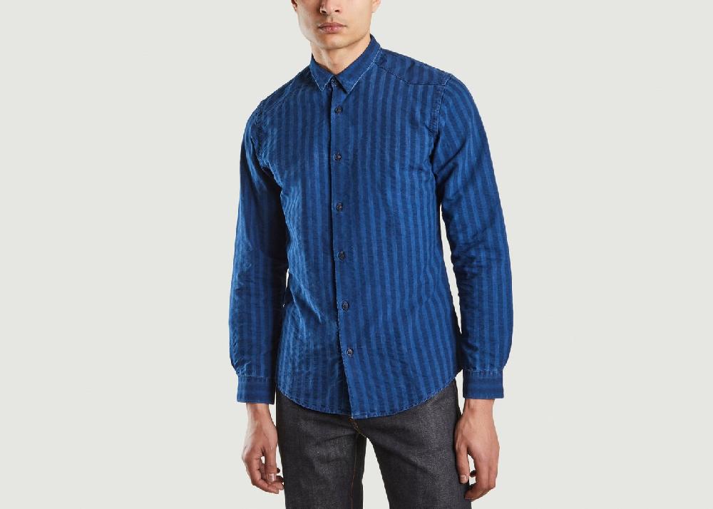 l'exception Chemise Denim Bleach Denim JagVi Rive Gauche