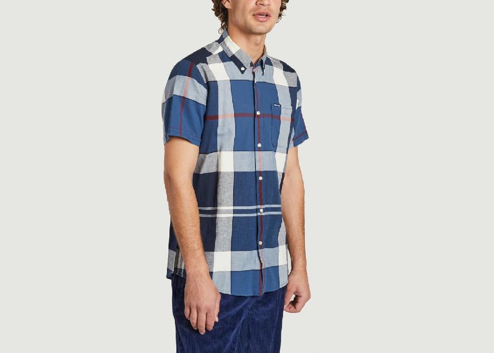 L'exception Chemise Douglas Tailored Bleu Marine Barbour