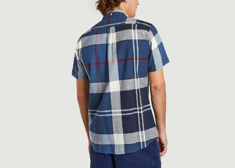 L'exception Chemise Douglas Tailored Bleu Marine Barbour