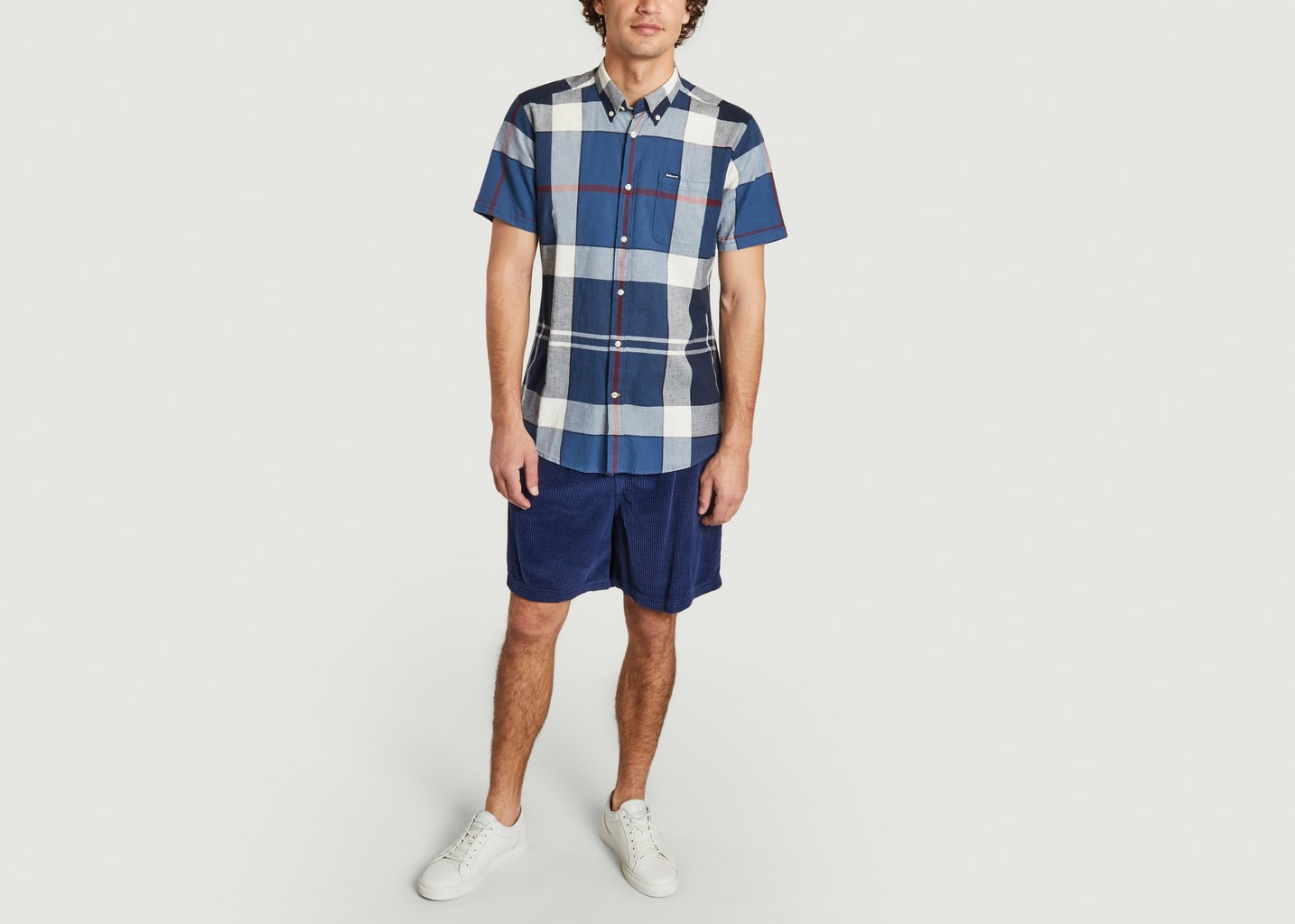 L'exception Chemise Douglas Tailored Bleu Marine Barbour