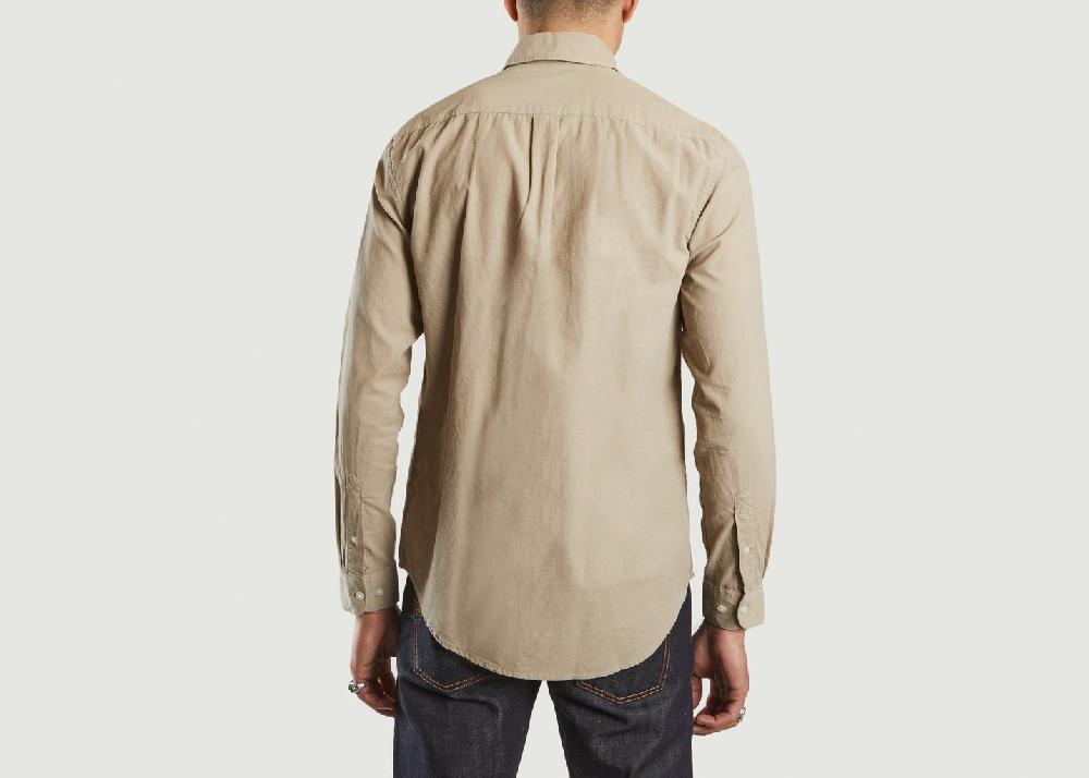 L'exception Chemise Droite En Coton Liam BX Beige Samsoe & Samsoe