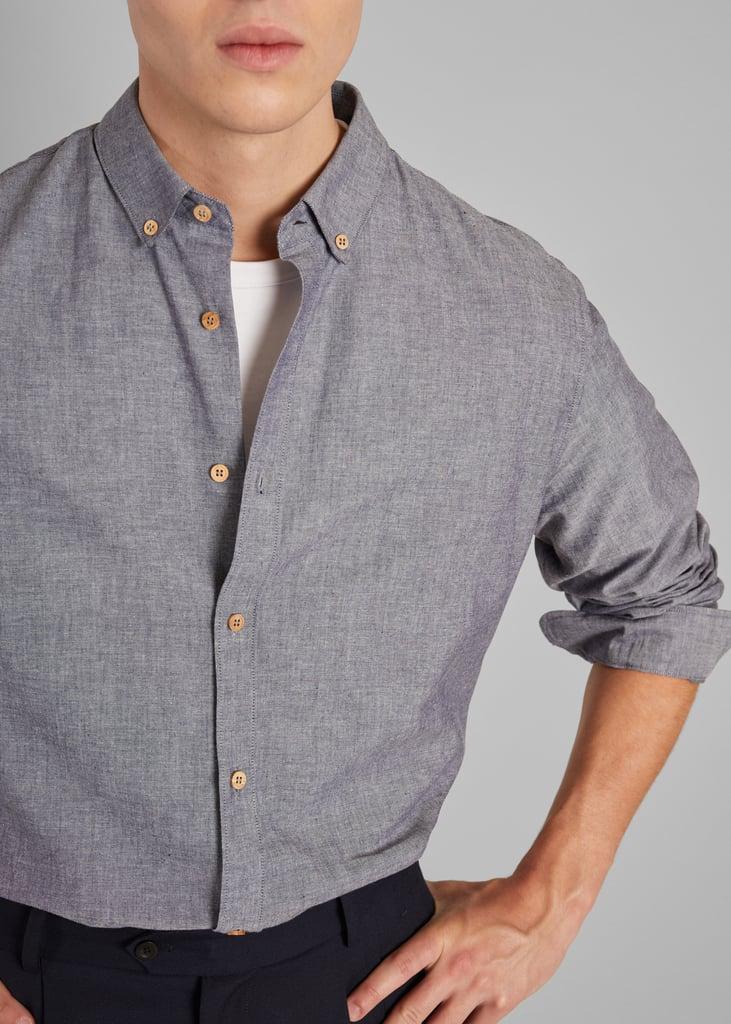 L'exception Chemise En Coton Biologique Indigo L'Exception Paris
