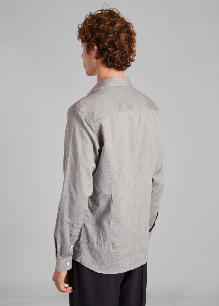 L'exception Chemise En Coton Biologique Japonais Gris L'Exception Paris