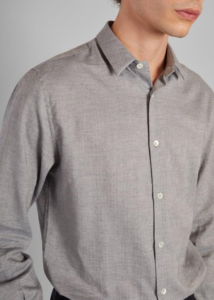 L'exception Chemise En Coton Biologique Japonais Gris L'Exception Paris