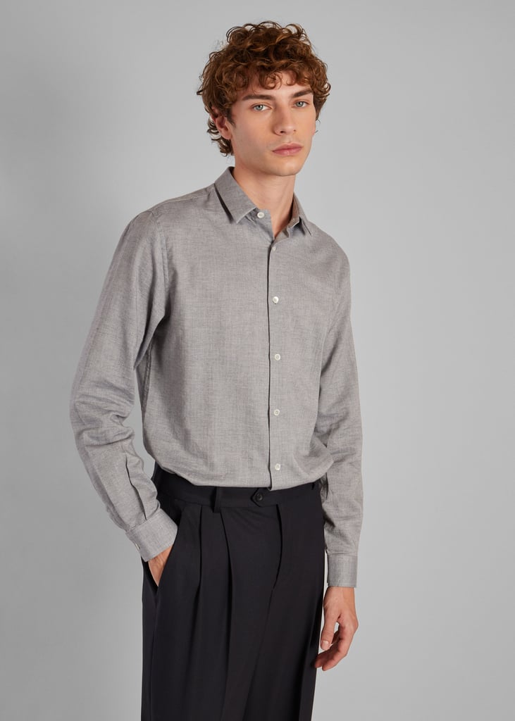 l'exception Chemise en coton biologique japonais Gris L'Exception Paris