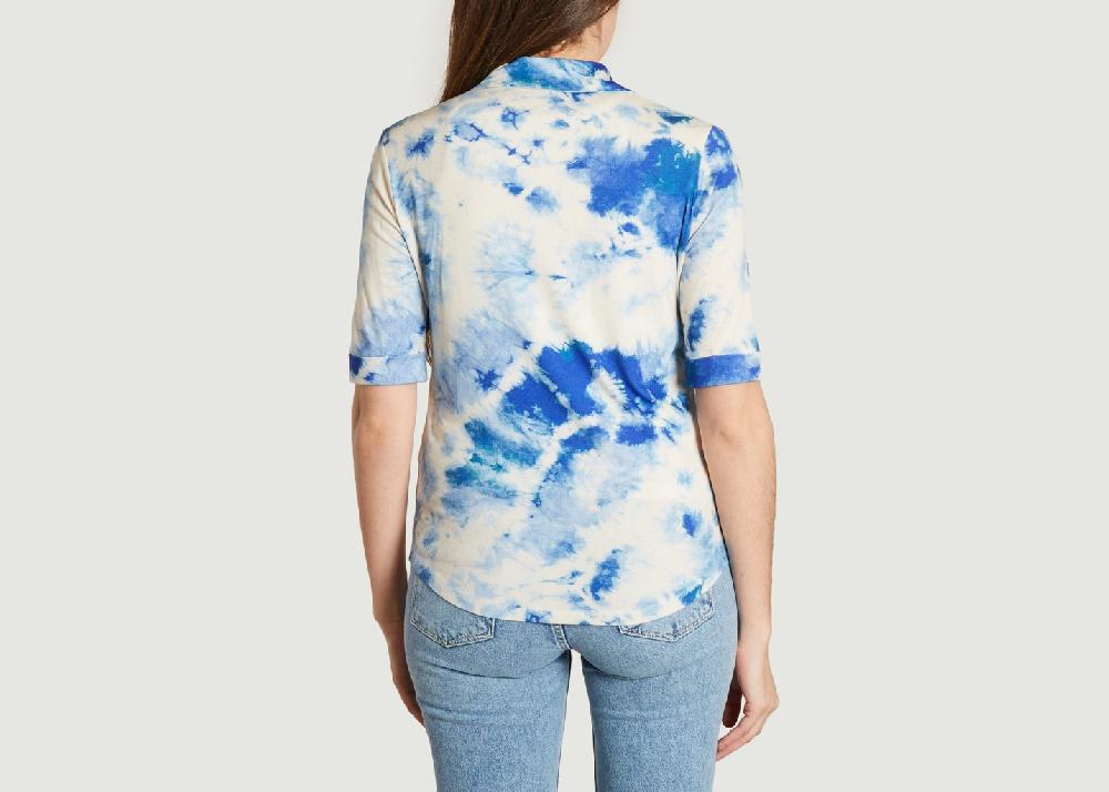 L'exception Chemise En Coton Bleu Majestic Filatures