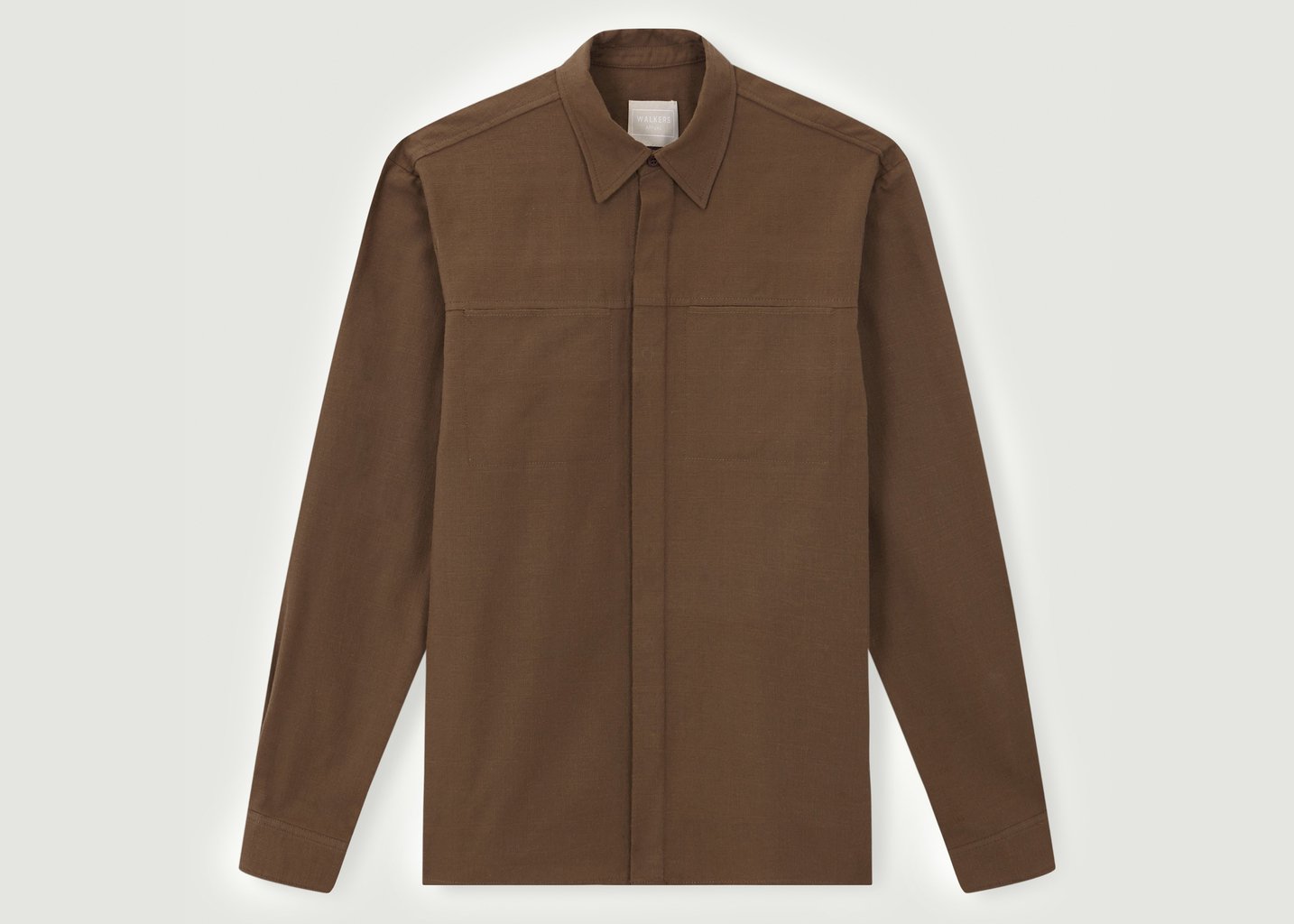 l'exception Chemise En Coton Kard Army Marron Walkers Appeal