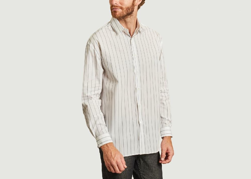 L'exception Chemise En Coton Montaigne Blanc Editions M.R