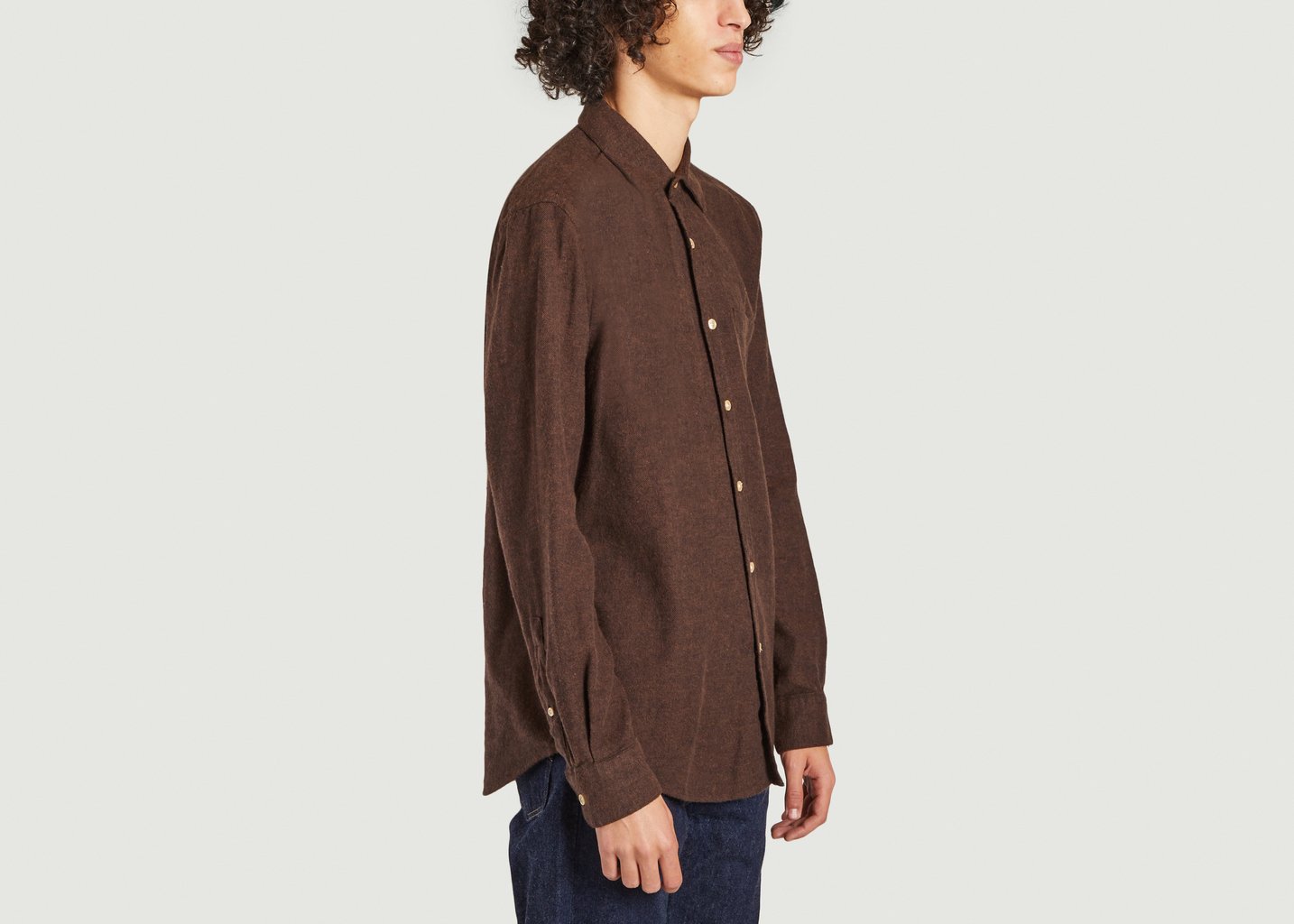 L'exception Chemise En Flanelle Teca Marron Portuguese Flannel
