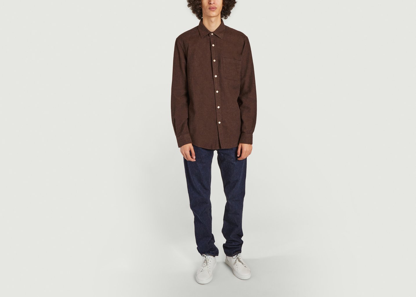 L'exception Chemise En Flanelle Teca Marron Portuguese Flannel