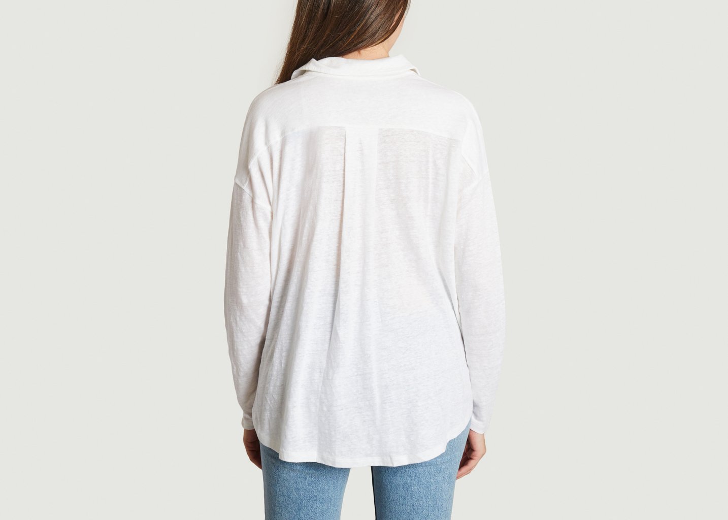 L'exception Chemise En Lin Blanc Majestic Filatures