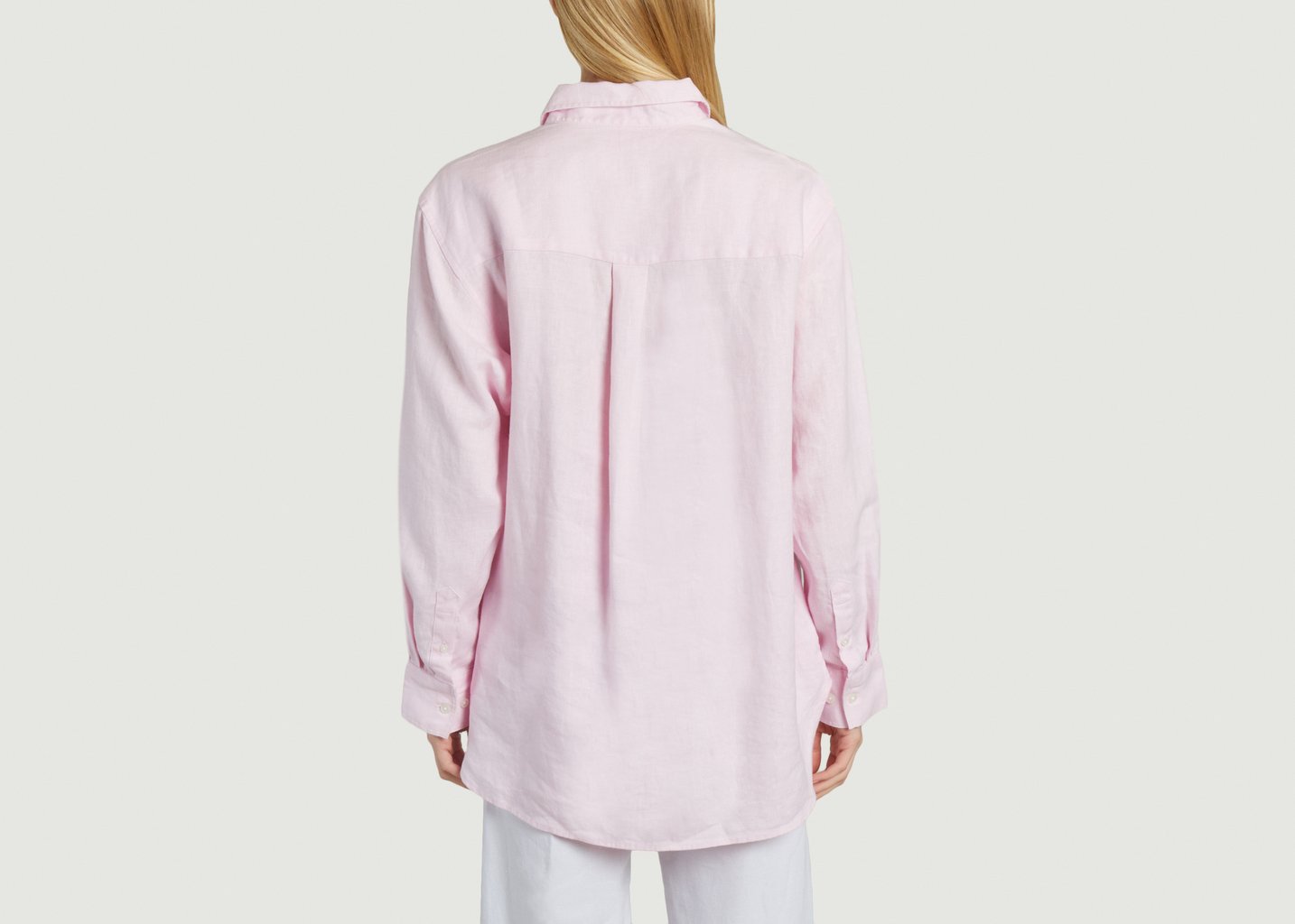L'exception Chemise En Lin Salova Rose Samsoe & Samsoe