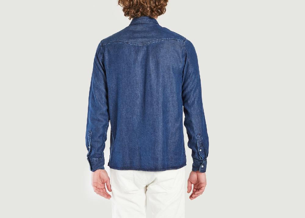 L'exception Chemise En Lyocell Alex Indigo Officine Générale