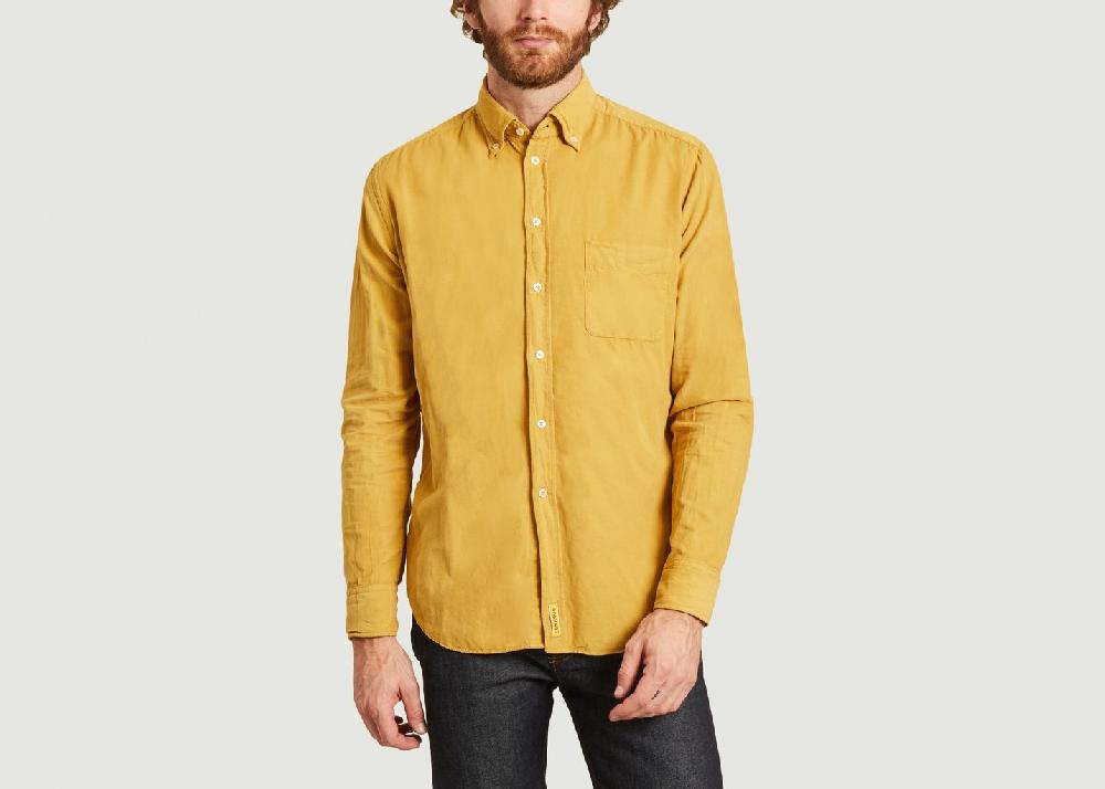 l'exception Chemise en velours côtelé Moutarde B.D Baggies