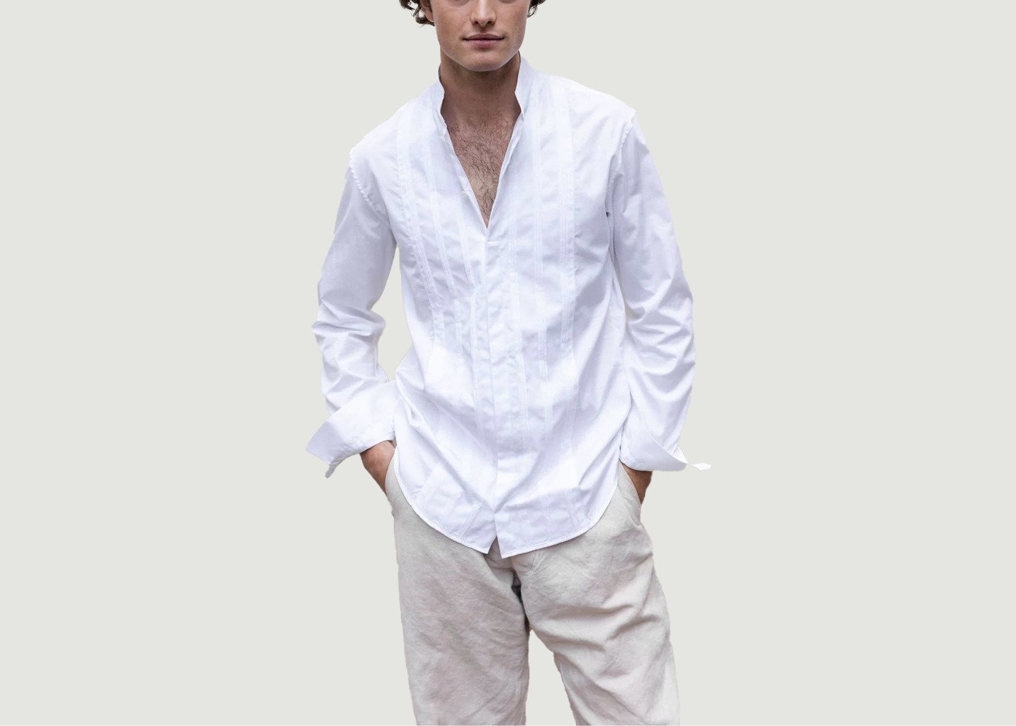 l'exception Chemise Epopée Blanc Bourrienne Paris X