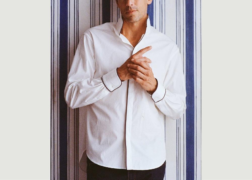 l'exception Chemise Equipage Blanc Bourrienne Paris X
