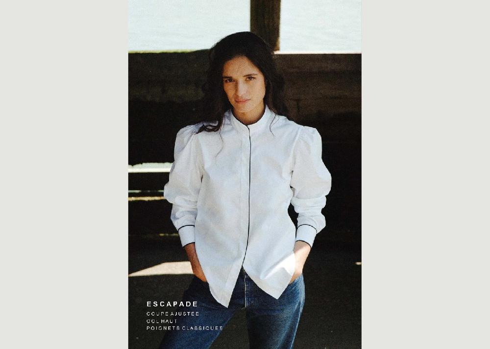 l'exception Chemise Escapade Blanc Bourrienne Paris X