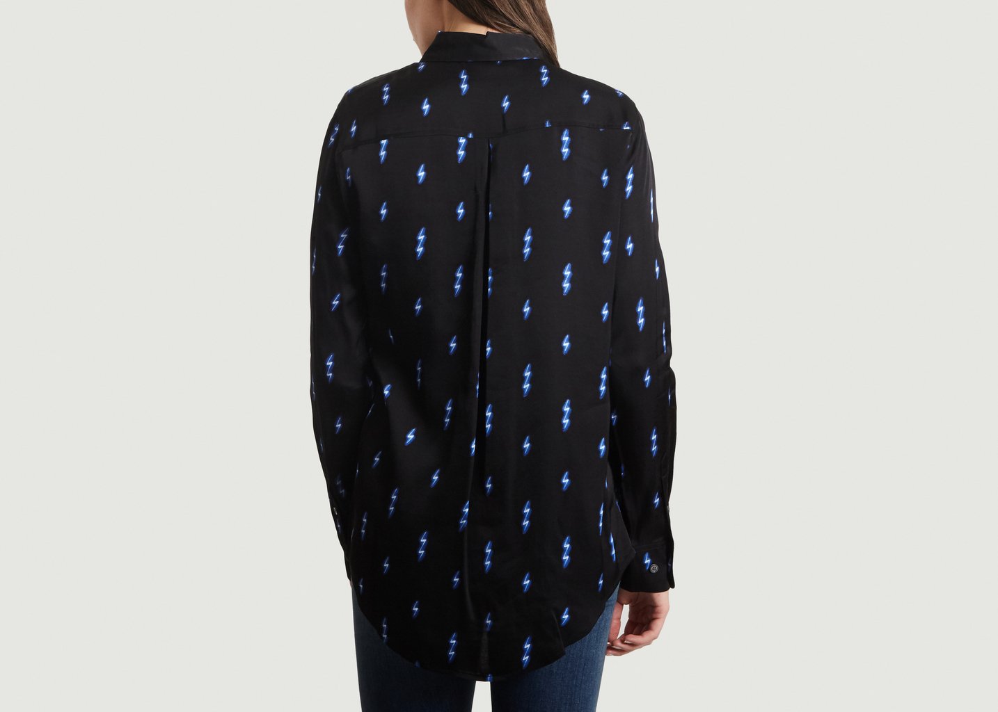 L'exception Chemise Essential Motifs Eclairs Noir Equipment