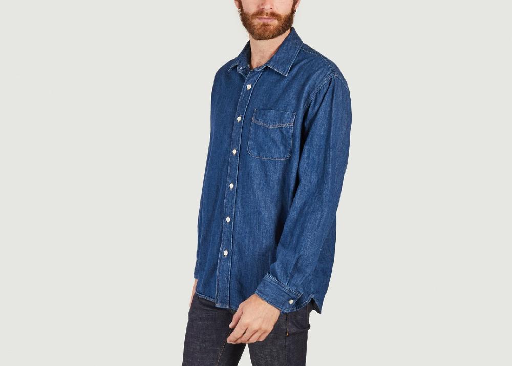 L'exception Chemise Filip Casual Some Kind Of Blue Denim Nudie Jeans