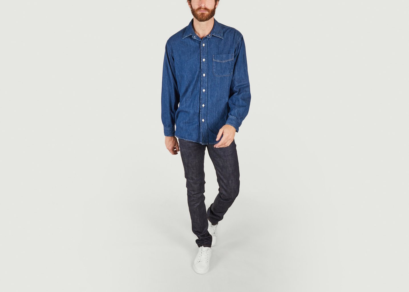 L'exception Chemise Filip Casual Some Kind Of Blue Denim Nudie Jeans