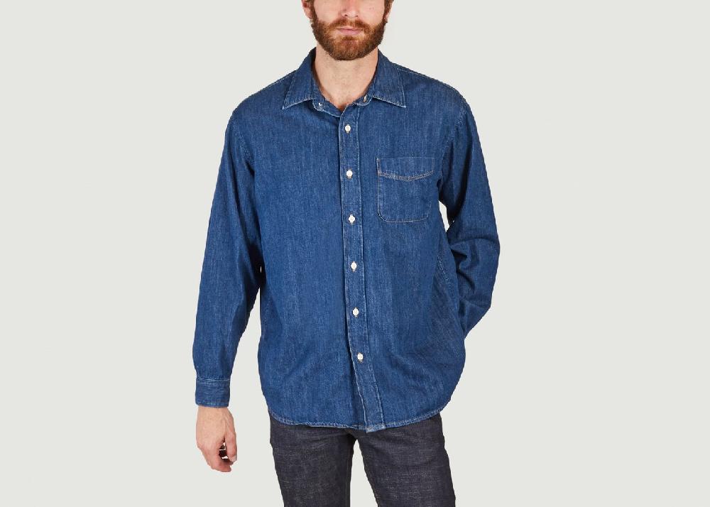 l'exception Chemise Filip Casual Some Kind Of Blue Denim Nudie Jeans