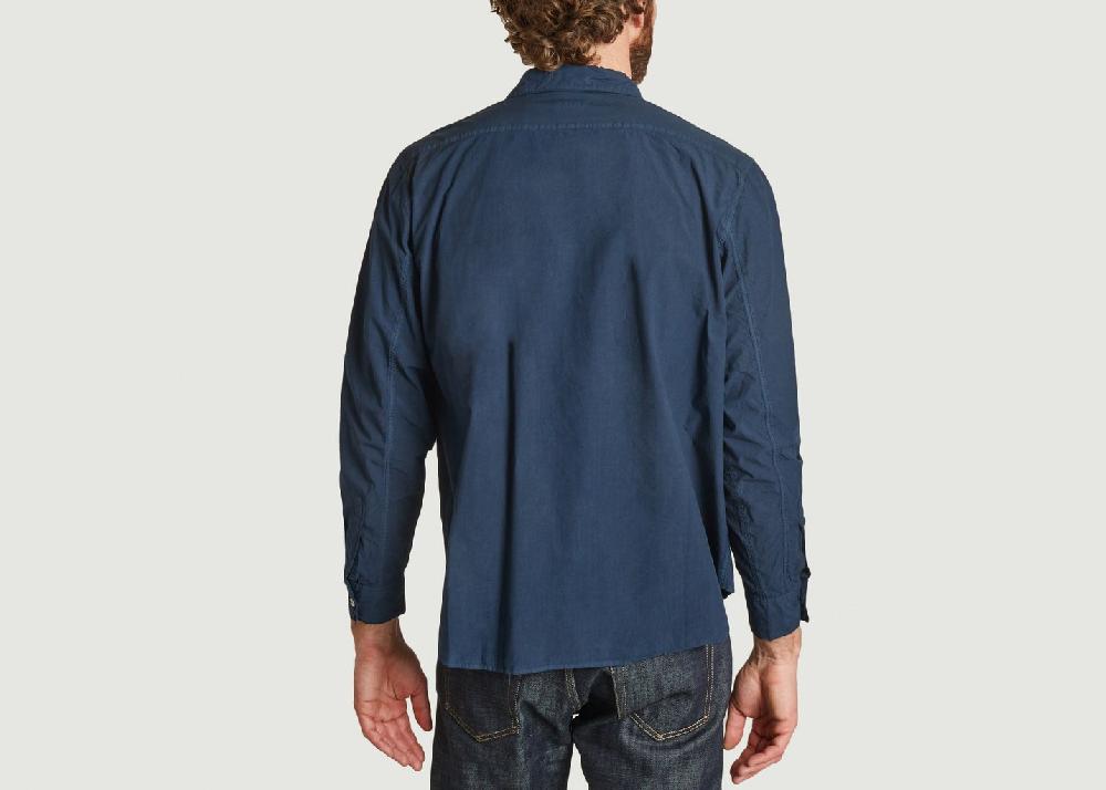L'exception Chemise Financial Bleu Marine Reception Clothing
