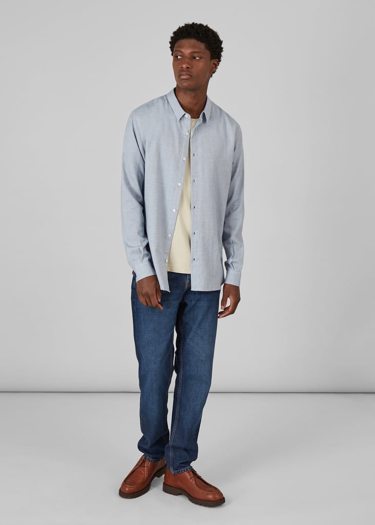 L'exception Chemise Flanelle Italienne Chambray L'Exception Paris