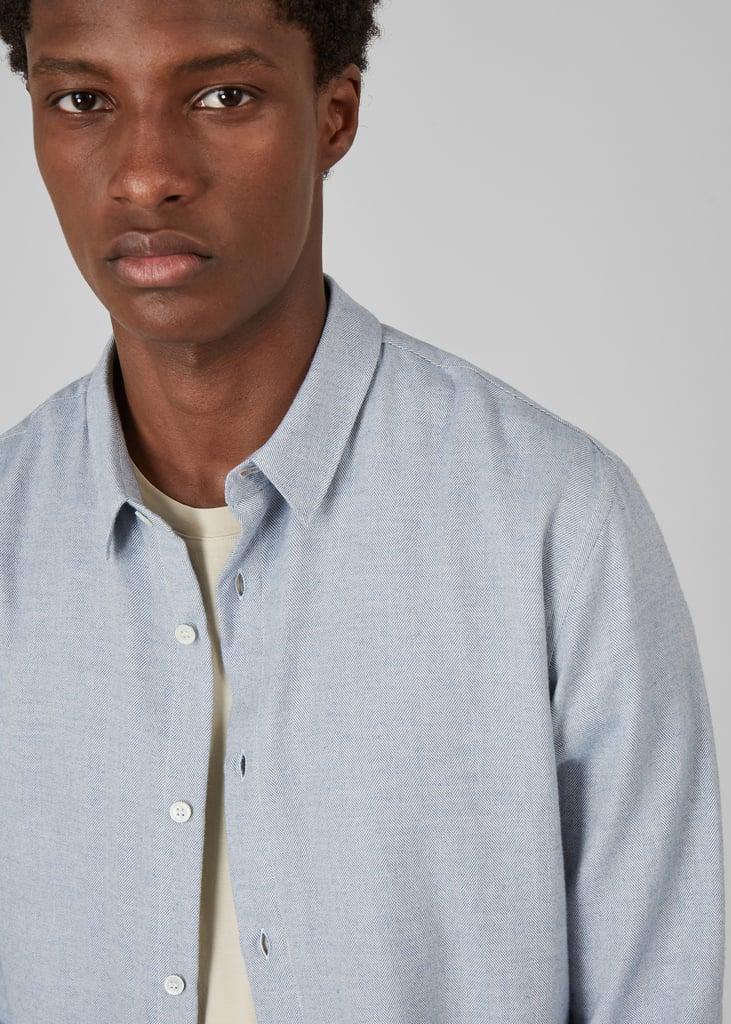 L'exception Chemise Flanelle Italienne Chambray L'Exception Paris