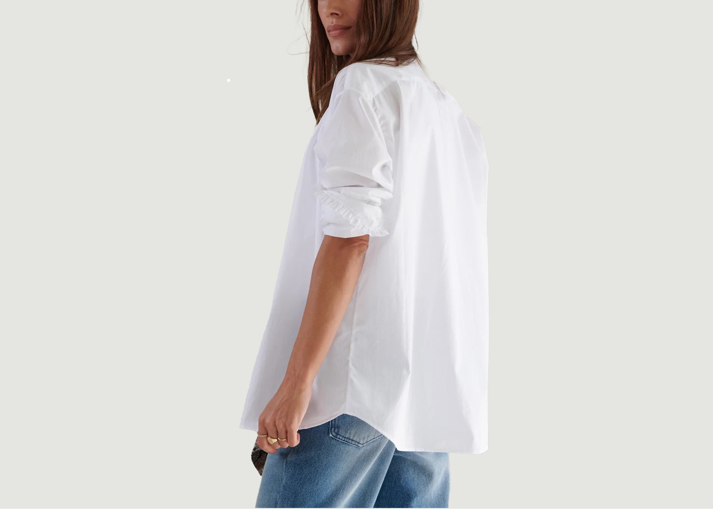 L'exception Chemise Flo Blanc Sarah De Saint Hubert