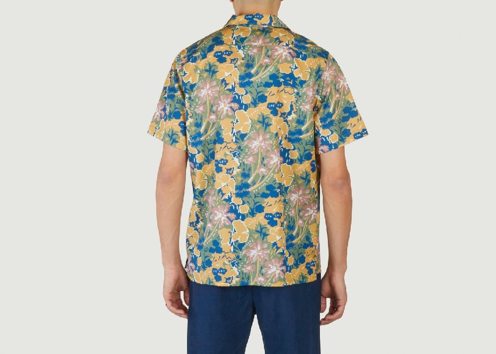 L'exception Chemise Fluide Imprimée Palmier Blanc PS By PAUL SMITH