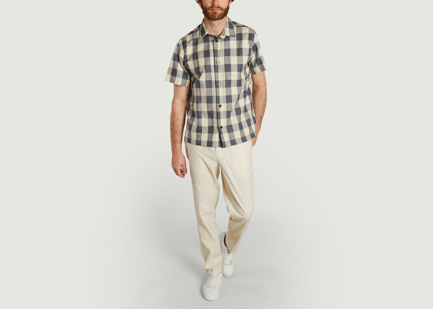 L'exception Chemise Hank Buffalo SS Imprimé Les Deux