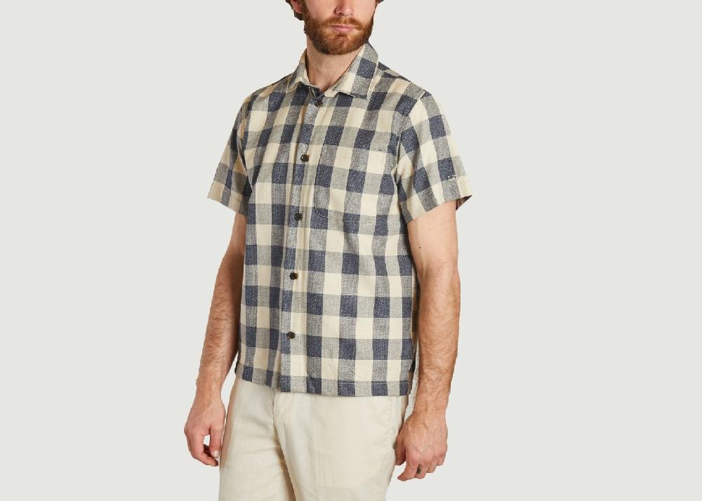 l'exception Chemise Hank Buffalo SS Imprimé Les Deux