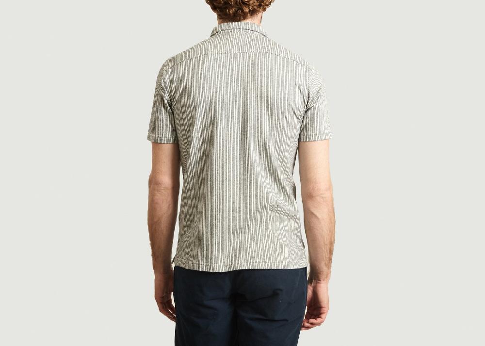 L'exception Chemise Hawaiian Jersey Bleu Oliver Spencer