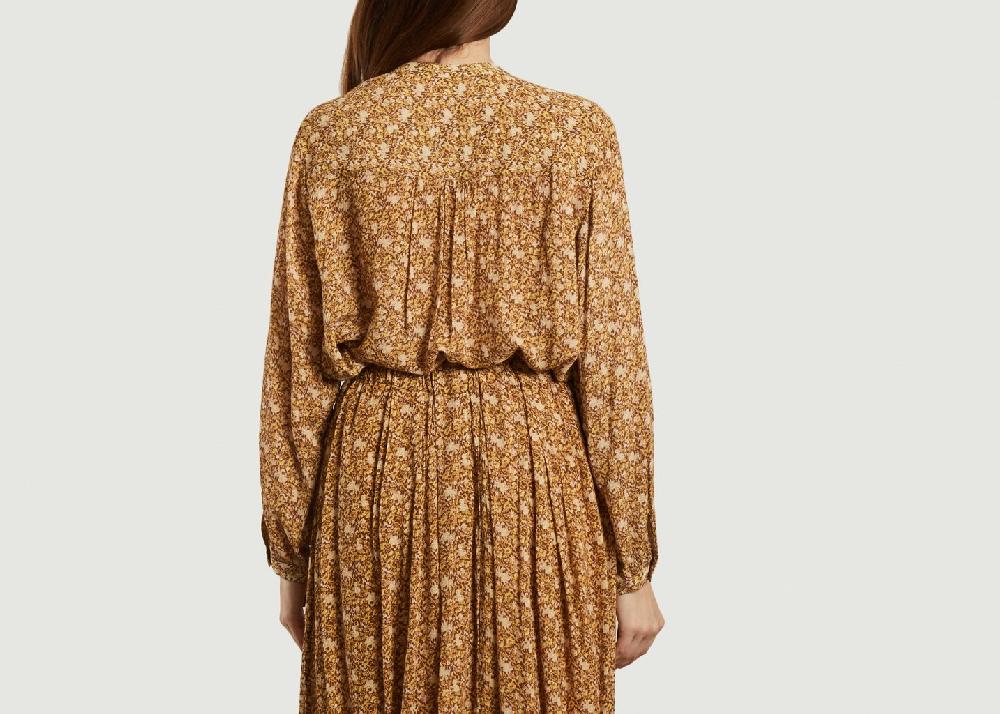 L'exception Chemise Imprimé Fleuri Eddie Chocolat Swildens
