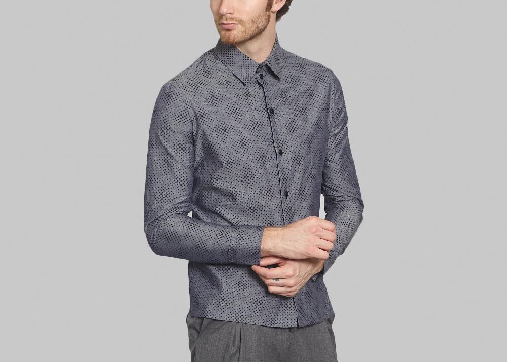 L'exception Chemise Intemporel Bleu Marine Sébastien Blondin