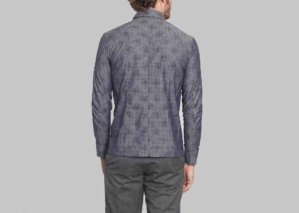 L'exception Chemise Intemporel Bleu Marine Sébastien Blondin