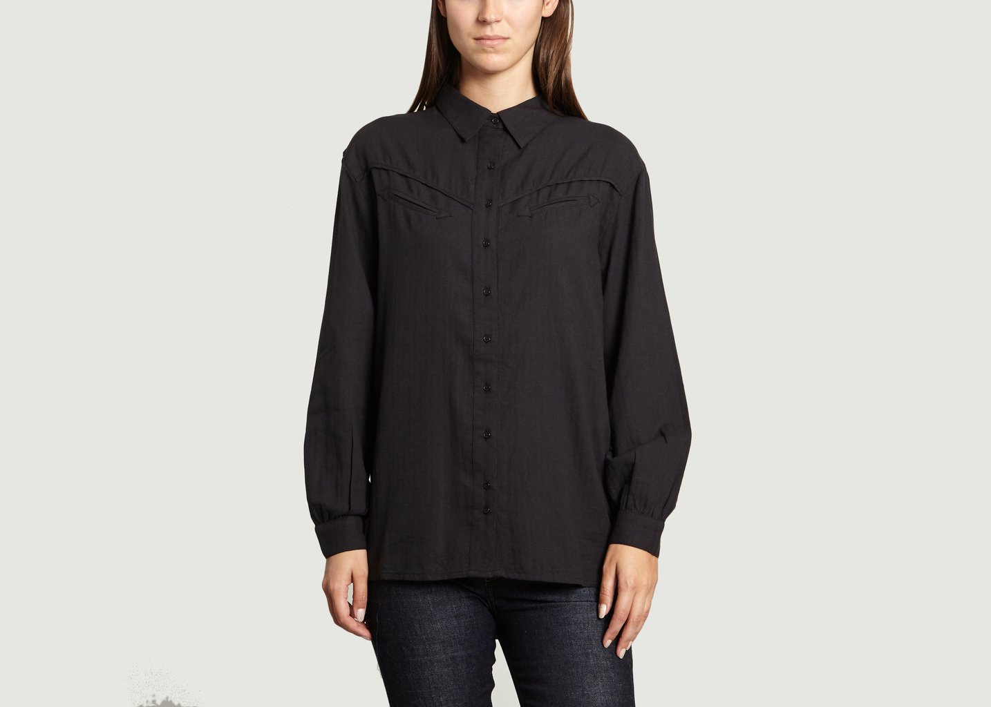 l'exception Chemise Itzy à Franges Noir My Sunday Morning