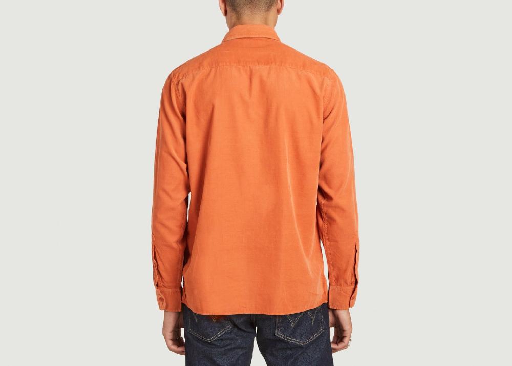 L'exception Chemise Julio 5082 En Coton Brique No Nationality 07