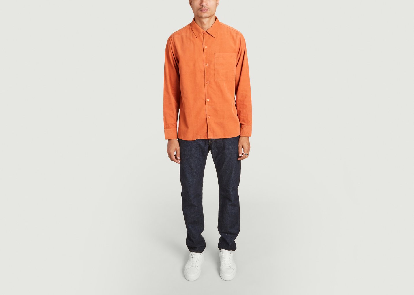 L'exception Chemise Julio 5082 En Coton Brique No Nationality 07