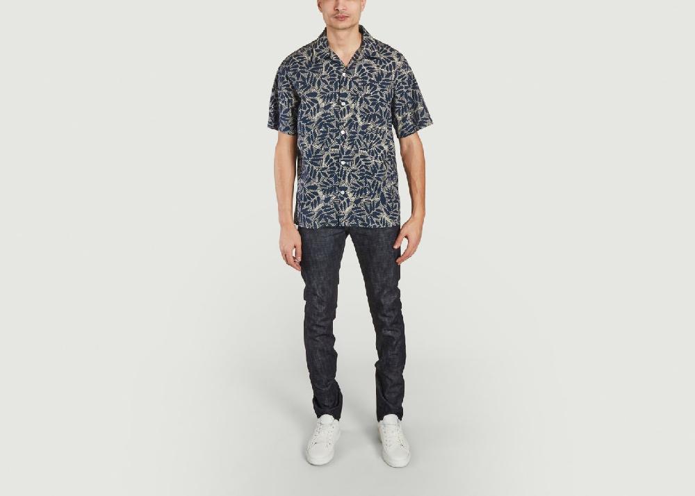 L'exception Chemise Julio Bleu Marine No Nationality 07