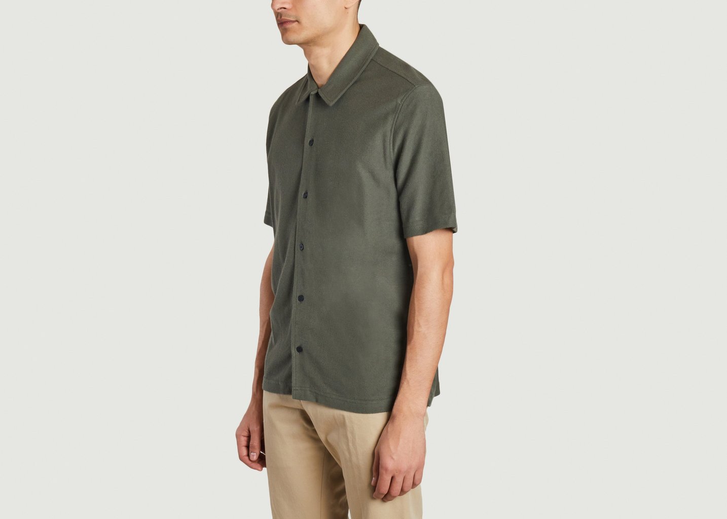 L'exception Chemise Kvistbro 11600 Khaki Samsoe & Samsoe