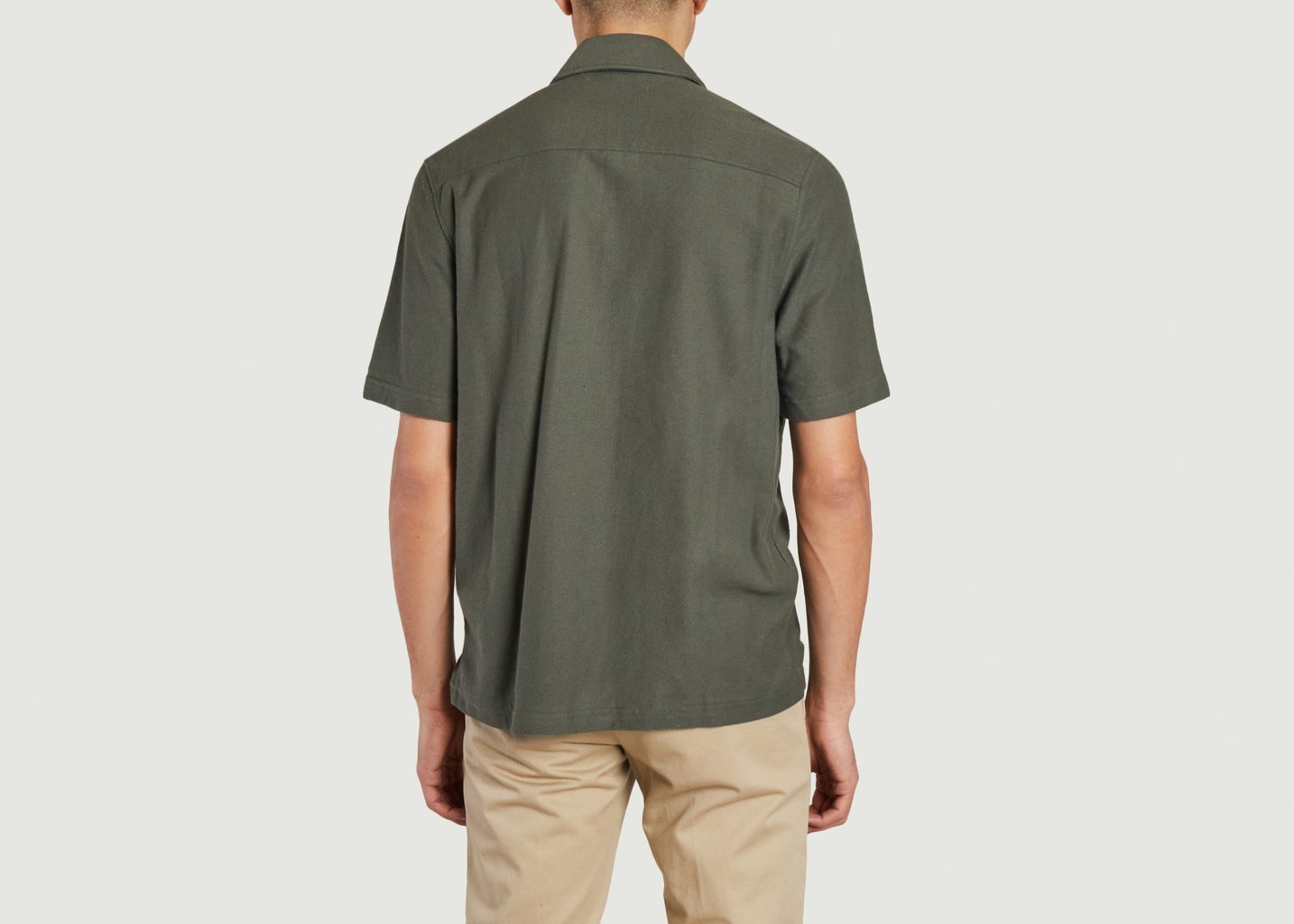 L'exception Chemise Kvistbro 11600 Khaki Samsoe & Samsoe