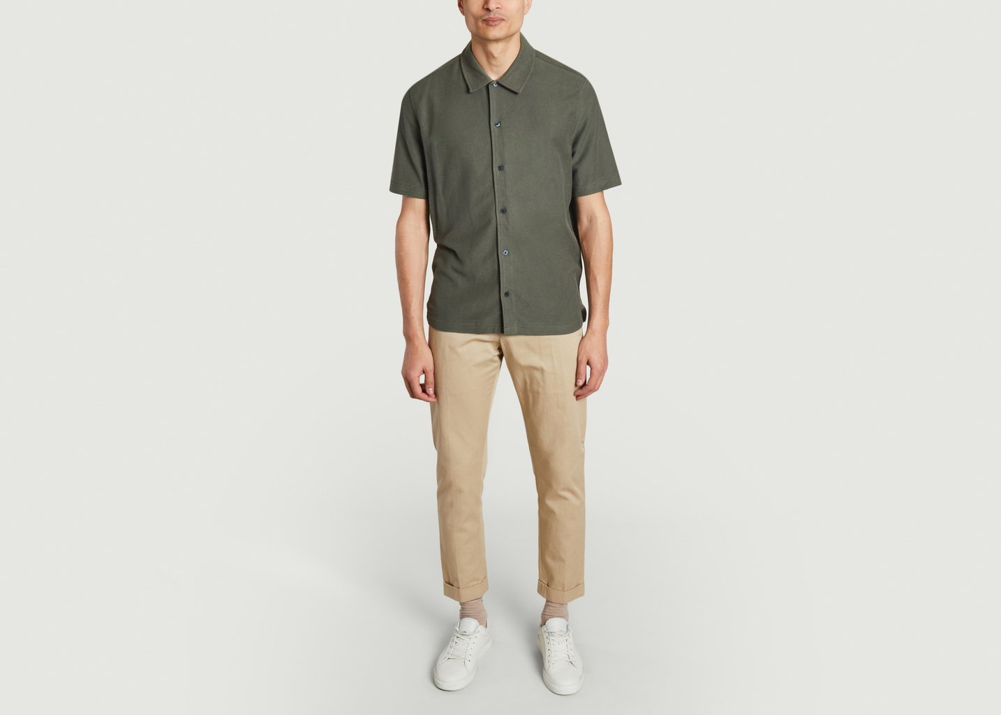 L'exception Chemise Kvistbro 11600 Khaki Samsoe & Samsoe